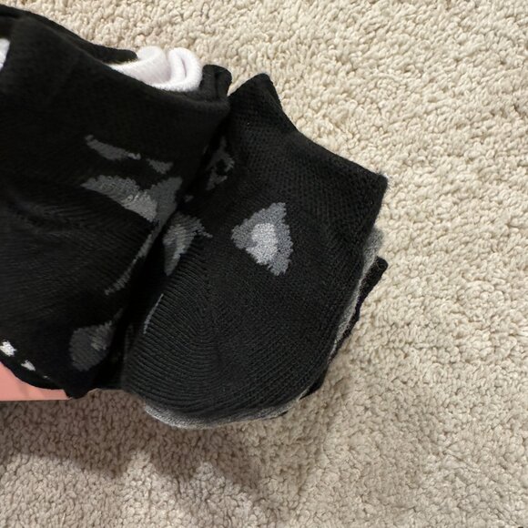 Juicy Couture 6 pack Socks Multipack Women's, Shoe Size 4-10‎ Black White - Picture 7 of 9